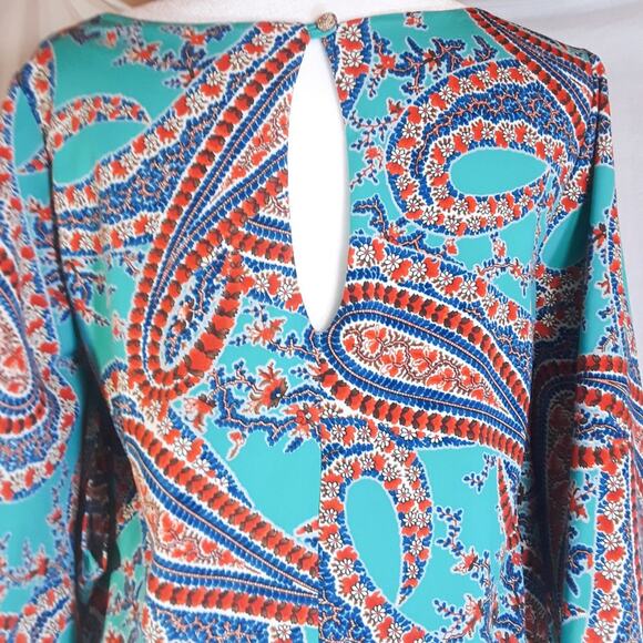 Alya Kimono Sleeve Paisley Dress  Size Small - Picture 5 of 7